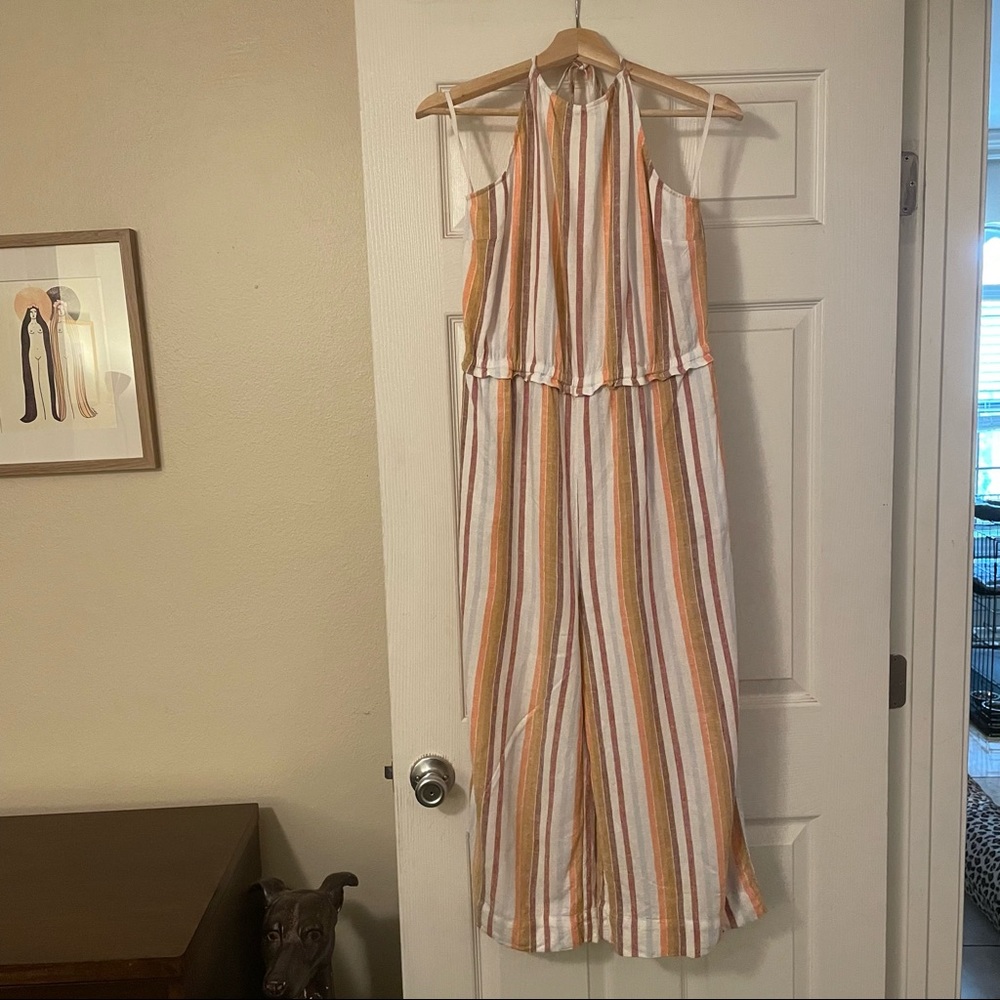 Cloth & Stone Halter Romper Sz L